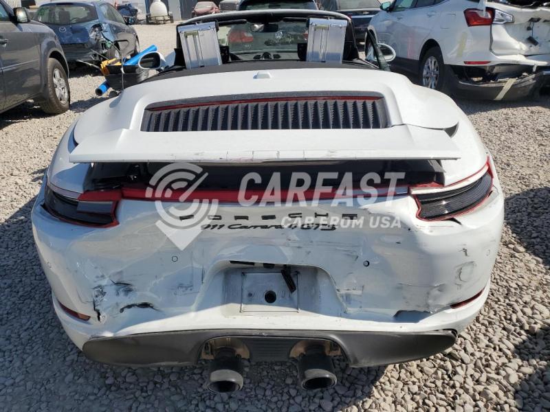 2018 Porsche 911 carrer 3.0 CARRERA S WHITE Lot 75830544 Vin WP0CB2A94JS147492