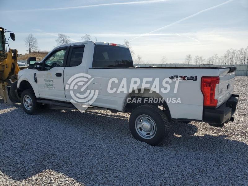 2018 Ford F250 super 6.2 WHITE Lot 48038845 Vin 1FT7X2B65JEC00772