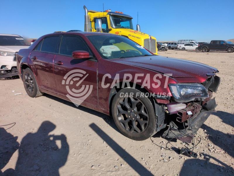 2020 Chrysler 300 s 3.6 BURGUNDY Lot 50431155 Vin 2C3CCAGG9LH150979