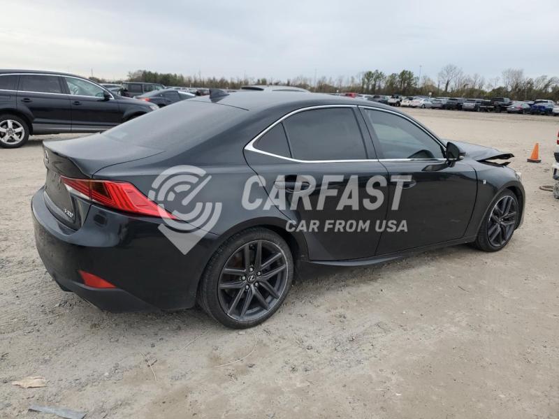 2018 Lexus Is 300 2.0 BLACK Lot 89225015 Vin JTHBA1D24J5077366