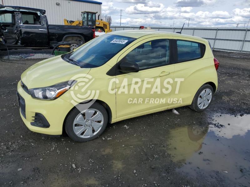 2017 Chevrolet Spark ls 1.4 YELLOW Lot 48408045 Vin KL8CB6SA8HC830227
