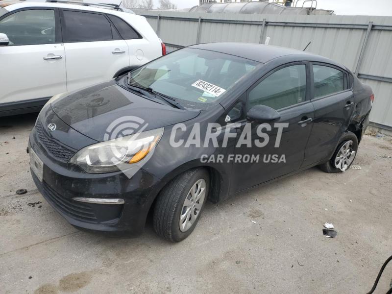 2017 Kia Rio lx 1.6 BLACK Lot 82432114 Vin KNADM4A35H6099443