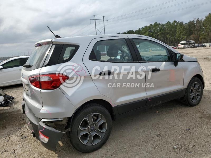 2021 Ford Ecosport s 1.0 SILVER Lot 47013465 Vin MAJ3S2FEXMC396230