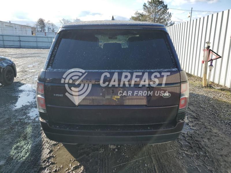 2018 Land rover Range rove 3.0 MAROON Lot 51915155 Vin SALGS2SV2JA385353