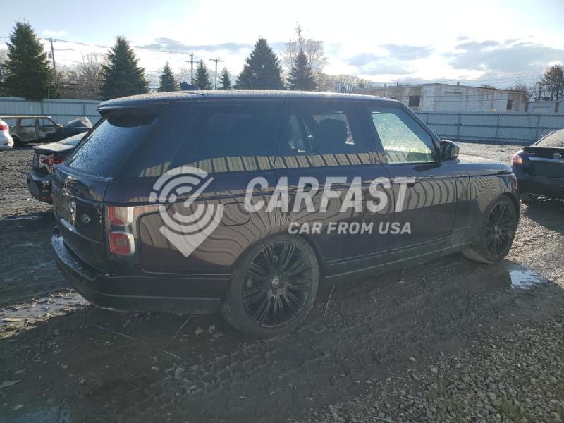 2018 Land rover Range rove 3.0 MAROON Lot 51915155 Vin SALGS2SV2JA385353