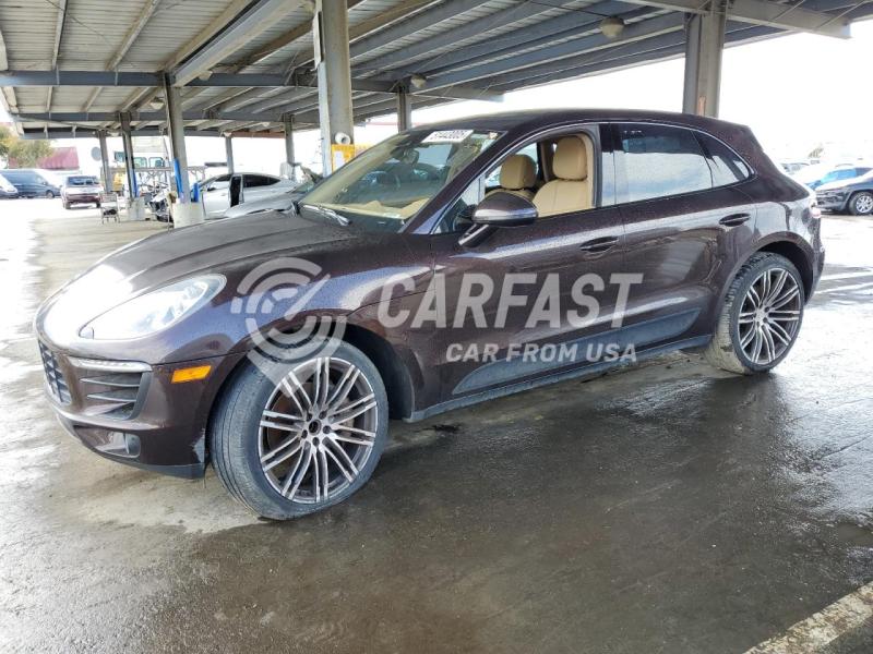 WP1AB2A59HLB13667 2017 Porsche Macan s 3.0 S BURGUNDY