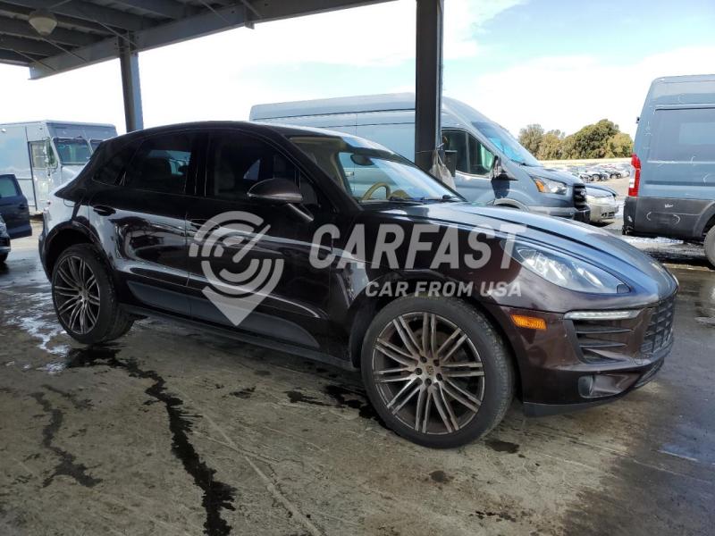 WP1AB2A59HLB13667 2017 Porsche Macan s 3.0 S BURGUNDY
