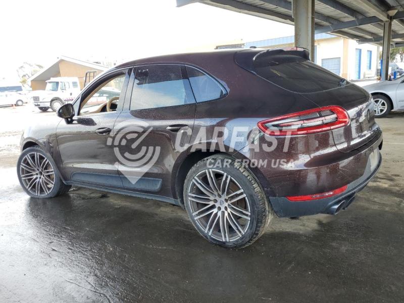 WP1AB2A59HLB13667 2017 Porsche Macan s 3.0 S BURGUNDY