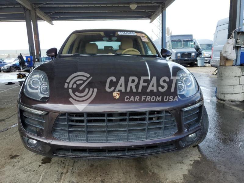 WP1AB2A59HLB13667 2017 Porsche Macan s 3.0 S BURGUNDY