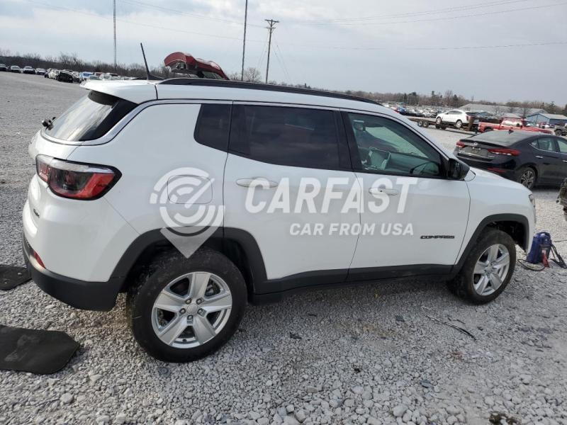 2022 Jeep Compass la 2.4 LATITUDE WHITE Lot 48743545 Vin 3C4NJDBB4NT121925