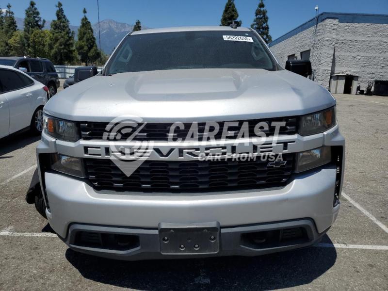 2020 Chevrolet Silverado 4.3 C1500 CUSTOM SILVER Lot 56202655 Vin 3GCPWBEH7LG274268