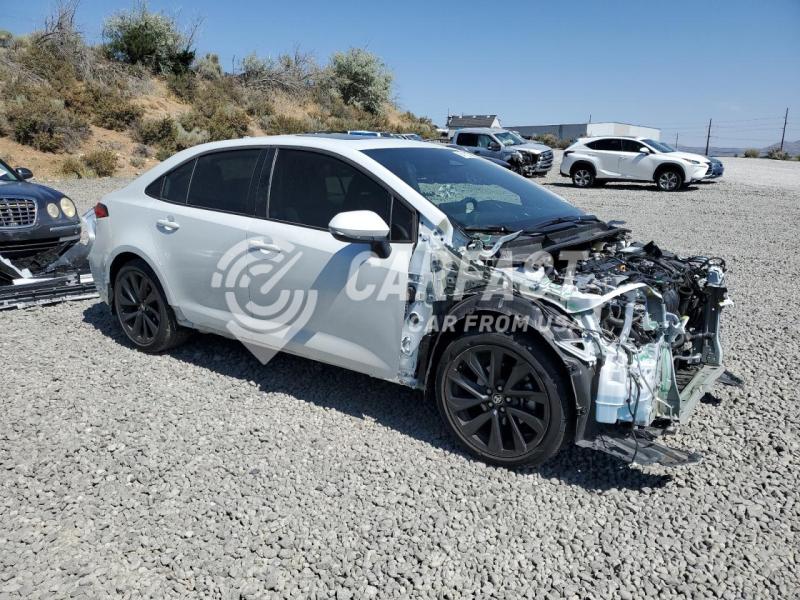2023 Toyota Corolla se 2.0 SE WHITE Lot 64112875 Vin 5YFP4MCE0PP155195