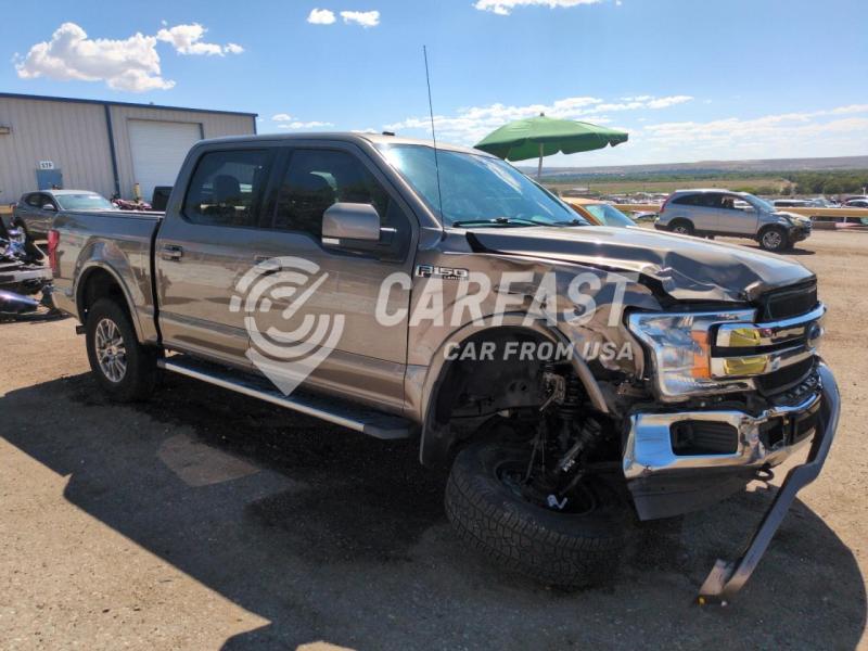 2018 Ford F150 super 3.5 SUPERCREW BROWN Lot 66524305 Vin 1FTEW1EG8JKF57504