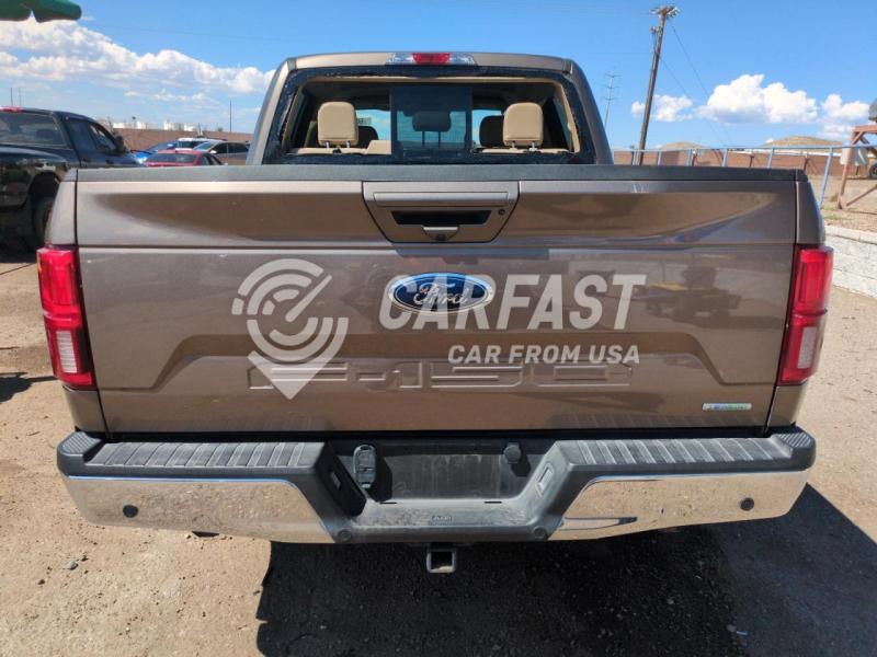 2018 Ford F150 super 3.5 SUPERCREW BROWN Lot 66524305 Vin 1FTEW1EG8JKF57504