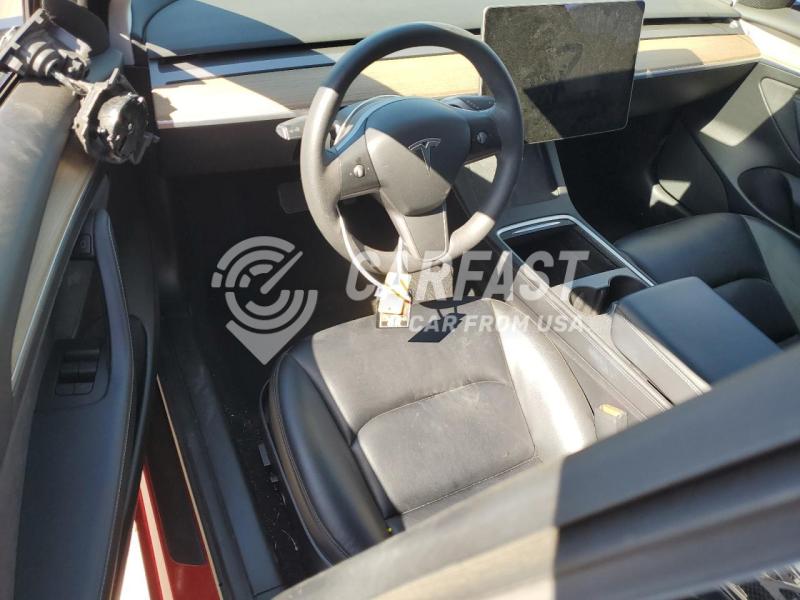 5YJ3E1EB2MF003746 2021 Tesla Model 3 RED