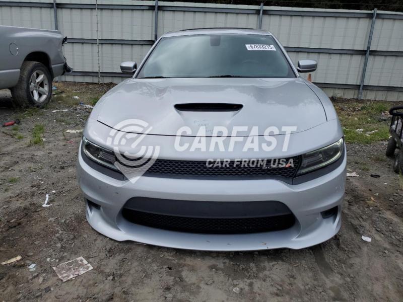 2020 Dodge Charger r/ 5.7 R T SILVER Lot 67833215 Vin 2C3CDXCT8LH181711