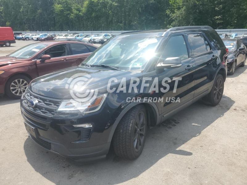1FM5K8D88JGB83473 2018 Ford Explorer x 3.5 XLT BLACK