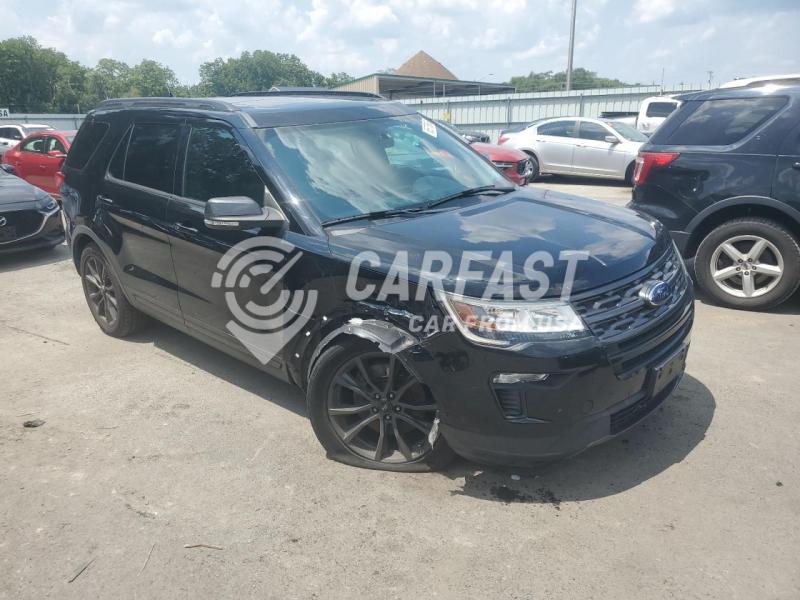 1FM5K8D88JGB83473 2018 Ford Explorer x 3.5 XLT BLACK