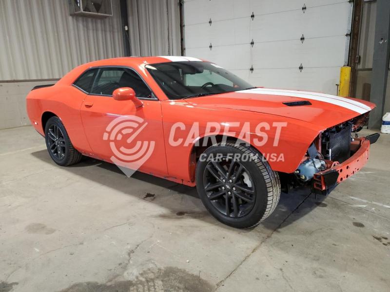 2019 Dodge Challenger 3.6 SXT ORANGE Lot 68897455 Vin 2C3CDZGG9KH719811