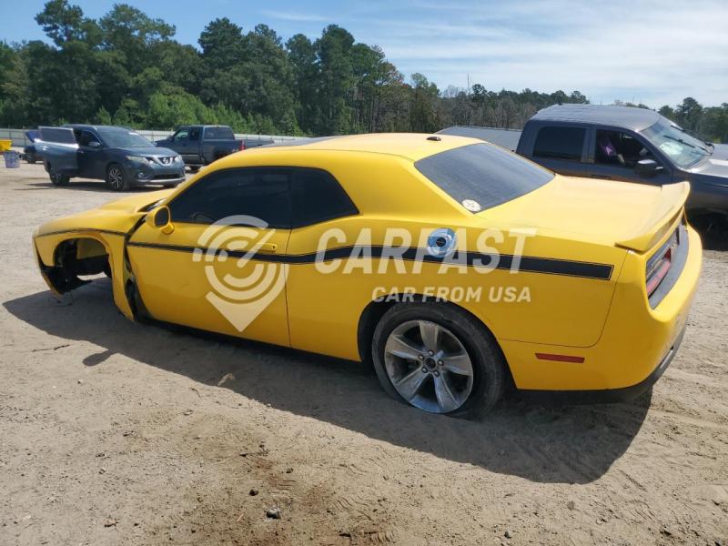 2019 Dodge Challenger 3.6 Sxt yellow Lot 70124635 Vin 2C3CDZAG6KH529196