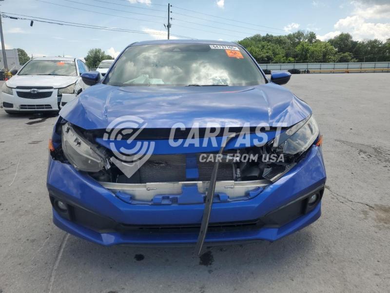 2020 Honda Civic spor 2.0 SPORT BLUE Lot 64737165 Vin 19XFC2F8XLE010332