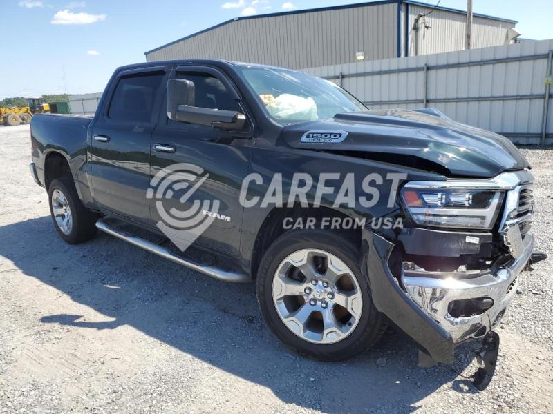 2019 Ram 1500 5.7 BIG HORN LONE STAR BLACK Lot 71981615 Vin 1C6SRFFT5KN636624