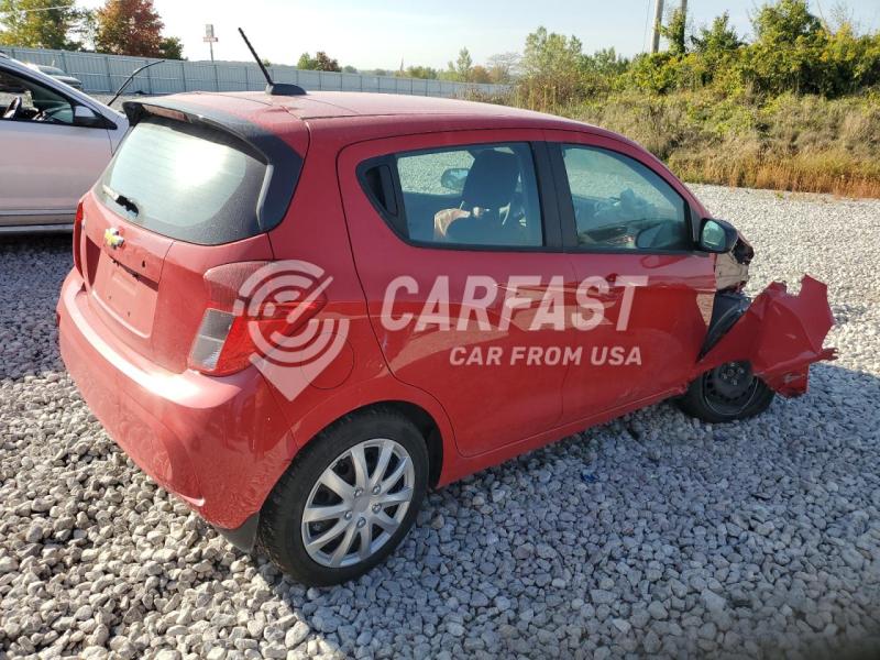 2019 Chevrolet Spark ls 1.4 LS RED Lot 71537975 Vin KL8CB6SA7KC732796