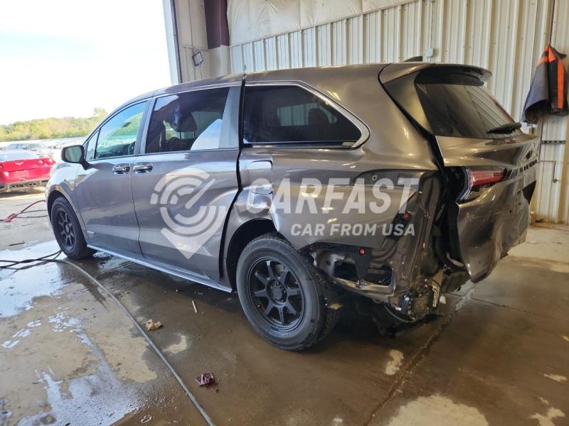 2021 Toyota Sienna le 2.5 LE GRAY Lot 84393585 Vin 5TDKRKEC4MS016380
