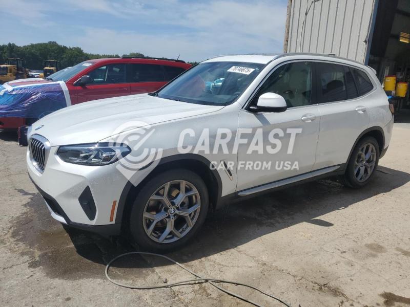 2023 BMW X3 sdrive3 2.0 SDRIVE30I WHITE Lot 70746675 Vin 5UX43DP0XP9N69920