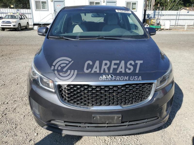 2017 Kia Sedona lx 3.3 LX GRAY Lot 81643855 Vin KNDMB5C19H6243473