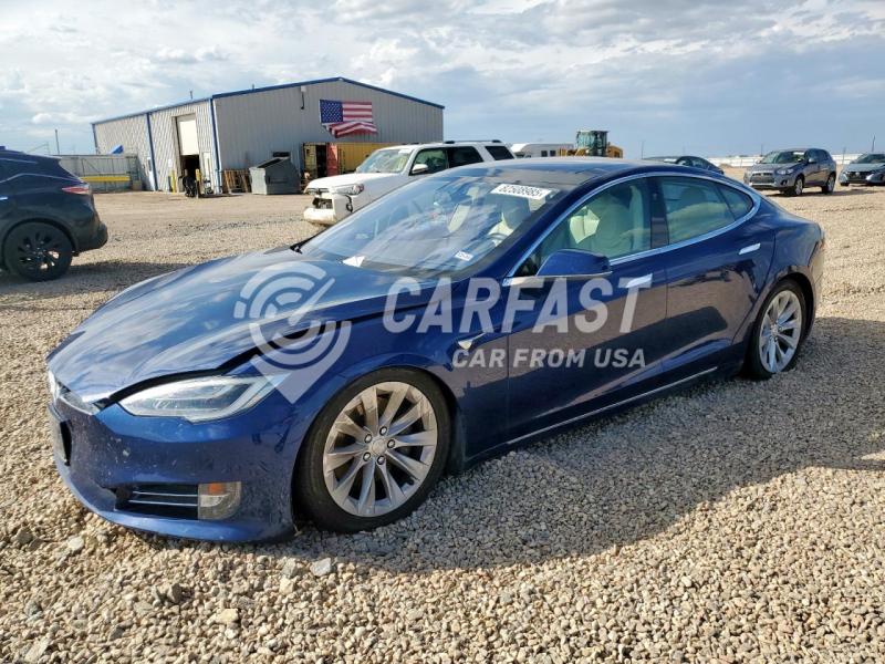 5YJSA1E28HF229285 2017 Tesla Model s BLUE