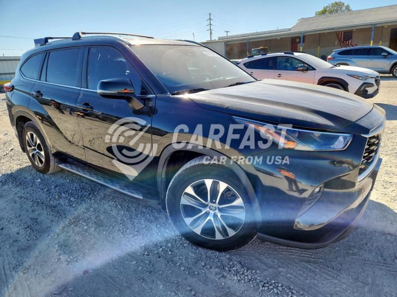 2023 Toyota Highlander 2.4 black Lot 92138195 Vin 5TDKDRAH4PS038957