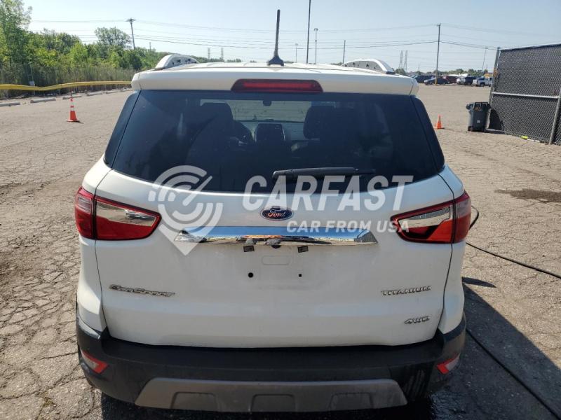 2021 Ford Ecosport 2.0 Titanium White Lot 62002405 Vin MAJ6S3KL5MC411711