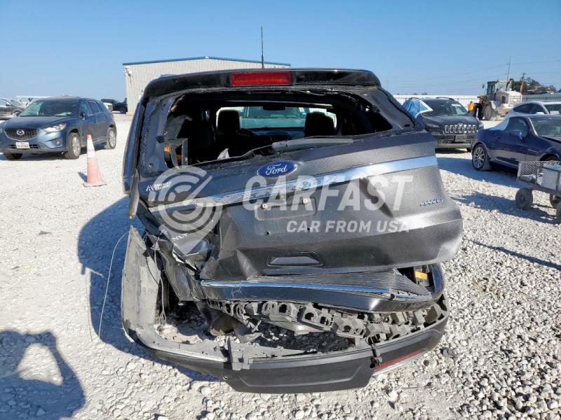 1FM5K8D88JGB93775 2018 Ford Explorer 3.5 Xlt grey