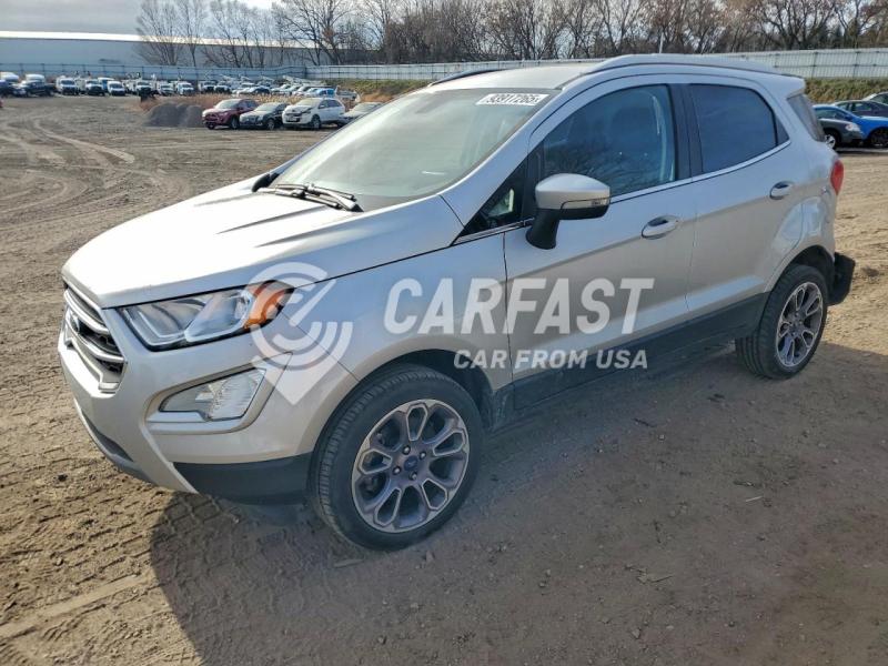 2021 Ford Ecosport 2.0 TITANIUM SILVER Lot 93917265 Vin MAJ6S3KL3MC403607