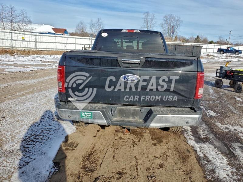 2017 Ford F-150 5.0 SUPER CAB BLACK Lot 95853505 Vin 1FTFX1EF4HFA85667