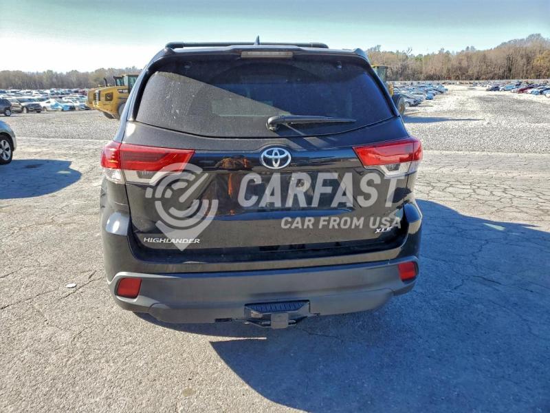 2017 Toyota Highlander 3.5 SE BLACK Lot 95851035 Vin 5TDKZRFH4HS509663