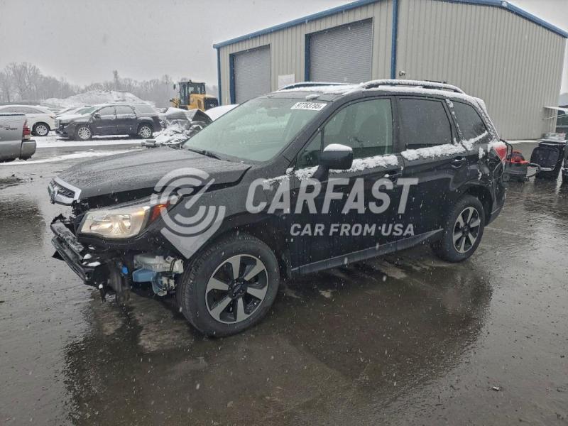 2018 Subaru Forester 2.5 2.5I PREMIUM BLACK Lot 97783795 Vin JF2SJAEC0JH450220