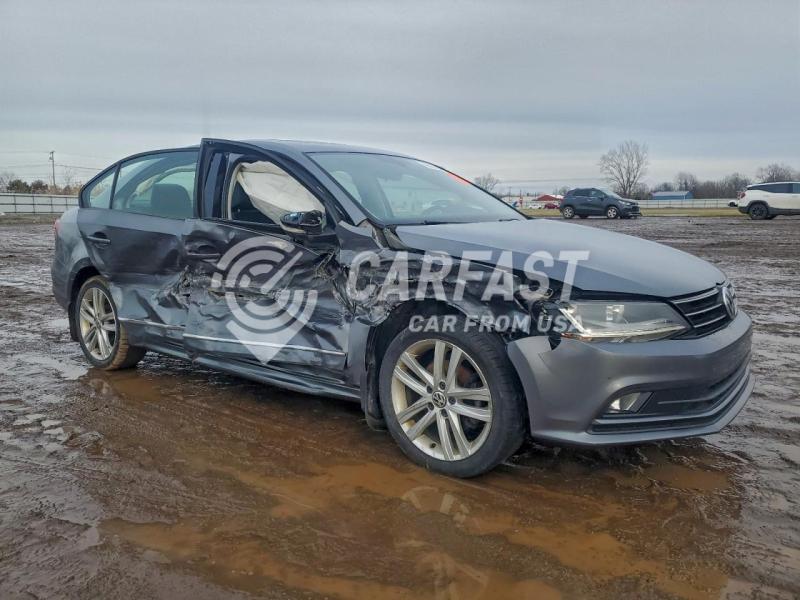 2017 Volkswagen Jetta 1.8 SEL GRAY Lot 98455235 Vin 3VWL17AJ0HM395572