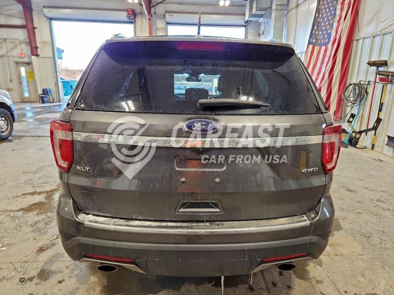 2018 Ford Explorer 3.5 Xlt Grey Lot 98900985 Vin 1FM5K8D84JGB53130