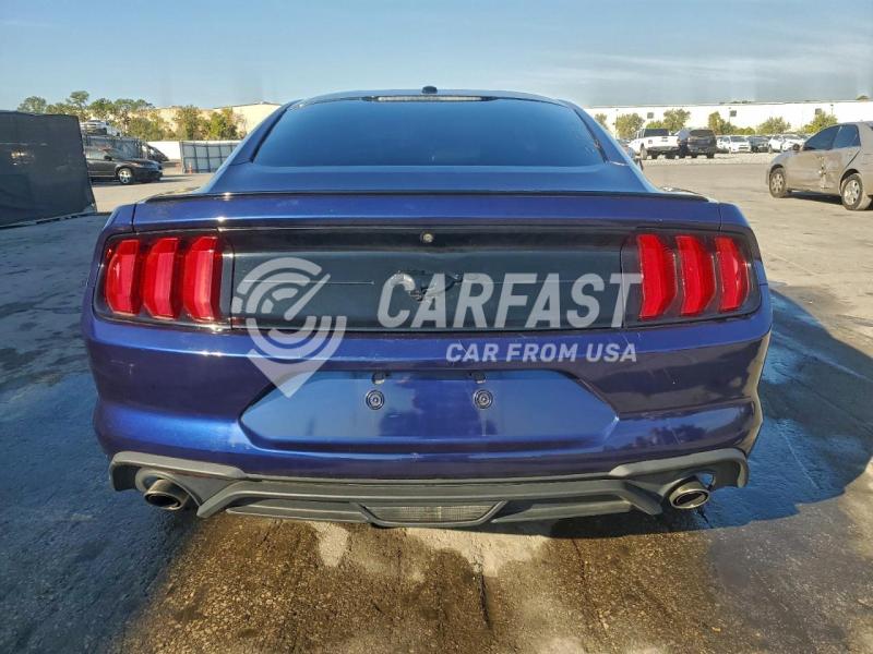 2019 Ford Mustang 2.3 blue Lot 93510265 Vin 1FA6P8TH6K5120175