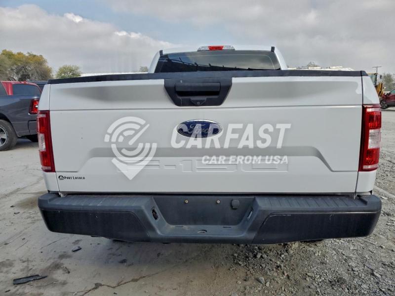2018 Ford F-150 5.0 Super Cab White Lot 72135585 Vin 1FTFX1E56JKF29958