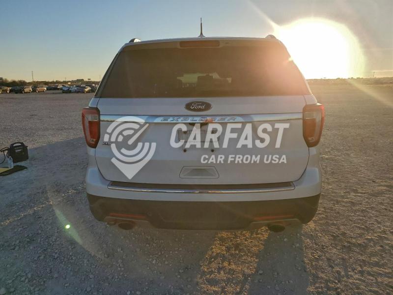 2018 Ford Explorer 3.5 Xlt white Lot 99387875 Vin 1FM5K7D88JGB30007