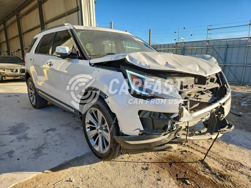2018 Ford Explorer 3.5 Limited White Lot 99513125 Vin 1FM5K8F82JGB89749
