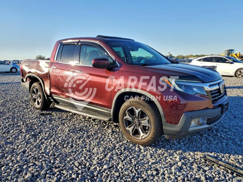 2019 Honda Ridgeline 3.5 Rtl Brown Lot 73381615 Vin 5FPYK3F79KB024375