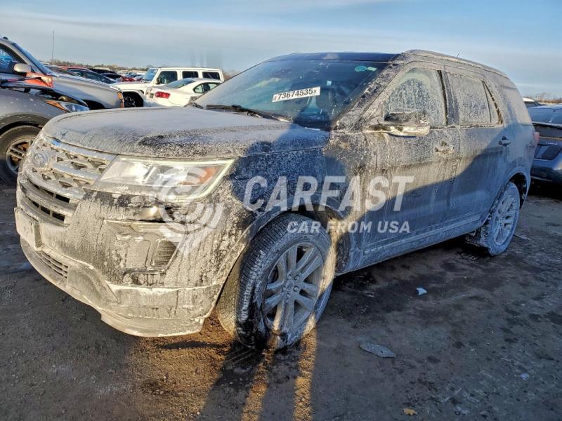 2018 Ford Explorer 3.5 Xlt Black Lot 73674535 Vin 1FM5K8D87JGB81570