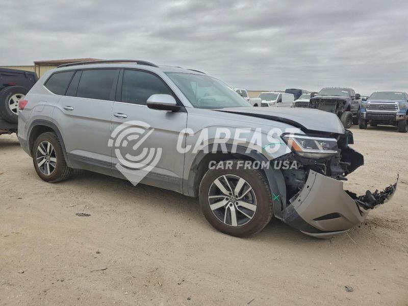 2021 Volkswagen Atlas 2.0 Se silver Lot 73714145 Vin 1V2DP2CA3MC597564