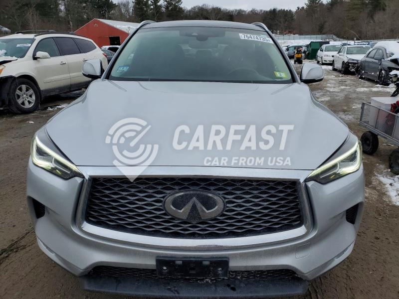 2021 Infiniti Qx50 2.0 Qx50 Luxe silver Lot 76474735 Vin 3PCAJ5BB8MF113473