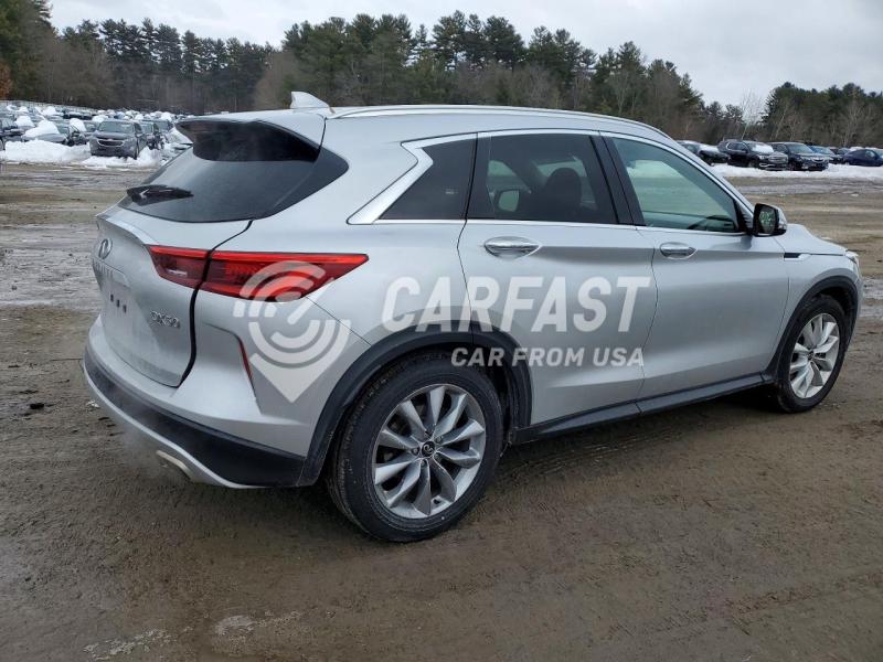 2021 Infiniti Qx50 2.0 Qx50 Luxe silver Lot 76474735 Vin 3PCAJ5BB8MF113473