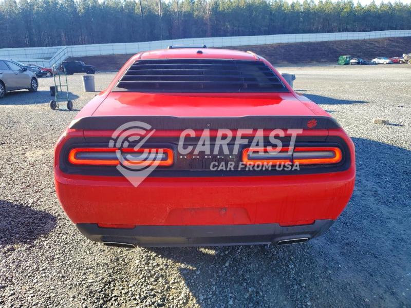 2019 Dodge Challenger 3.6 Sxt red Lot 77131455 Vin 2C3CDZAG6KH586837